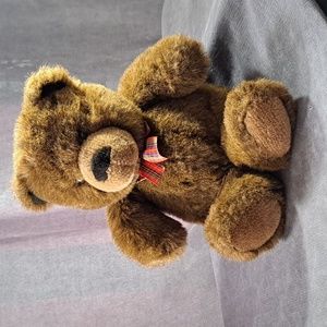 Gund "Mac" McIntosh Cancer Charity Teddy Bear Plush with Tartan Bow VG 17"